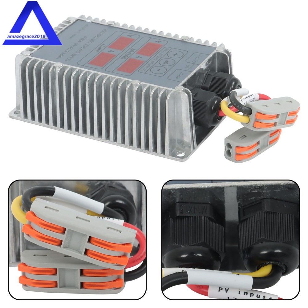 24‑85V Solar Battery Charge Controller Boost MPPT Voltage Adjustable Waterproof