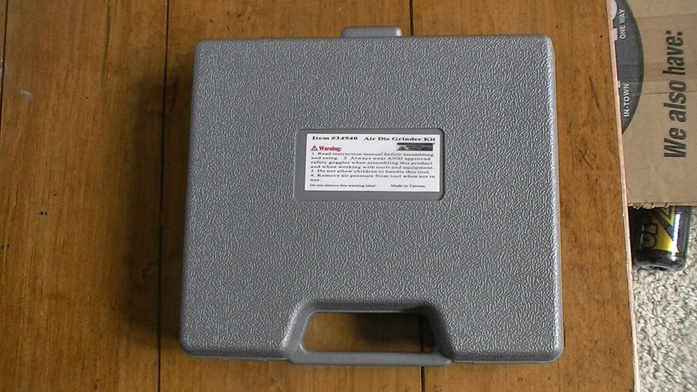 Central Pneumatic Air Die Grinder Kit