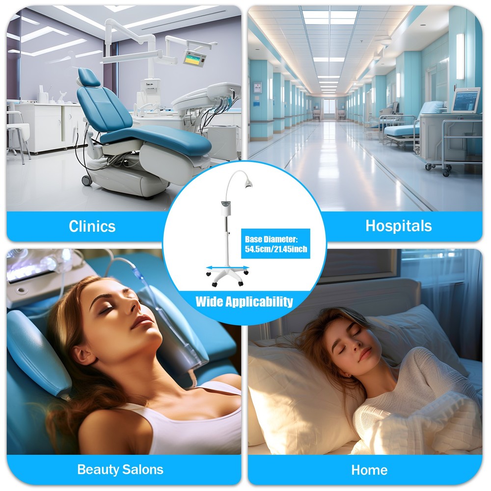 Dental Mobile Teeth Whitening Machine Lamp Bleaching Cold LED Light Accelerator