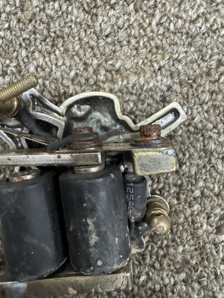 Solid Brass Skull Coil Tattoo Machine Untested SKU:A