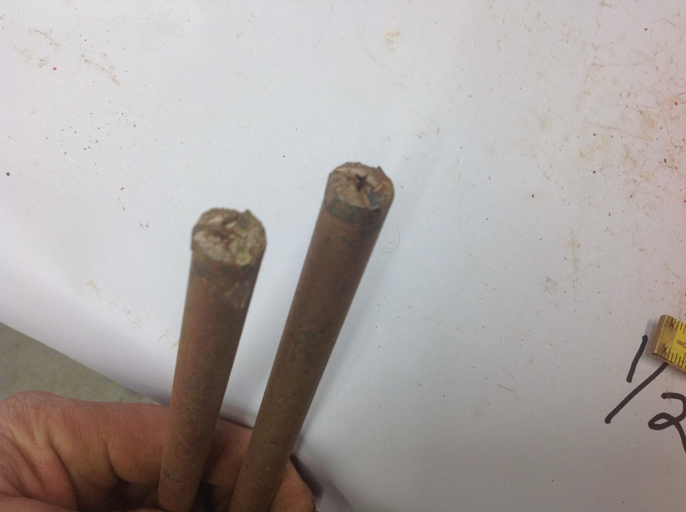 (2) Drillco 1/2" x 8" x 11 Thread Concrete Masonry Core Drill Bit.