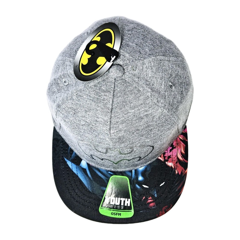 Batman Hat Boys Youth One Size Fits Most DC Comics Snapback Baseball Cap Gift