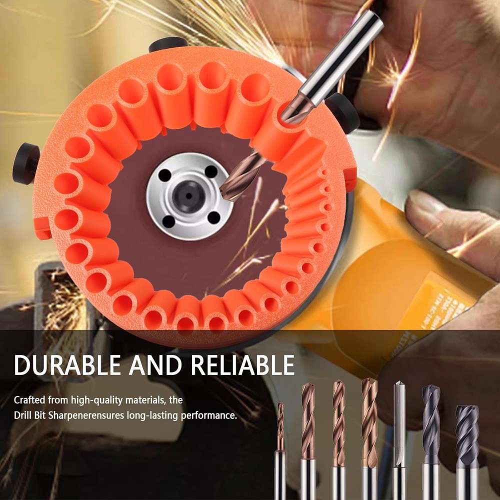 Angle Grinder Drill Bit Sharpener Tool for 2-13mm Bit Power Grinding Attachment
