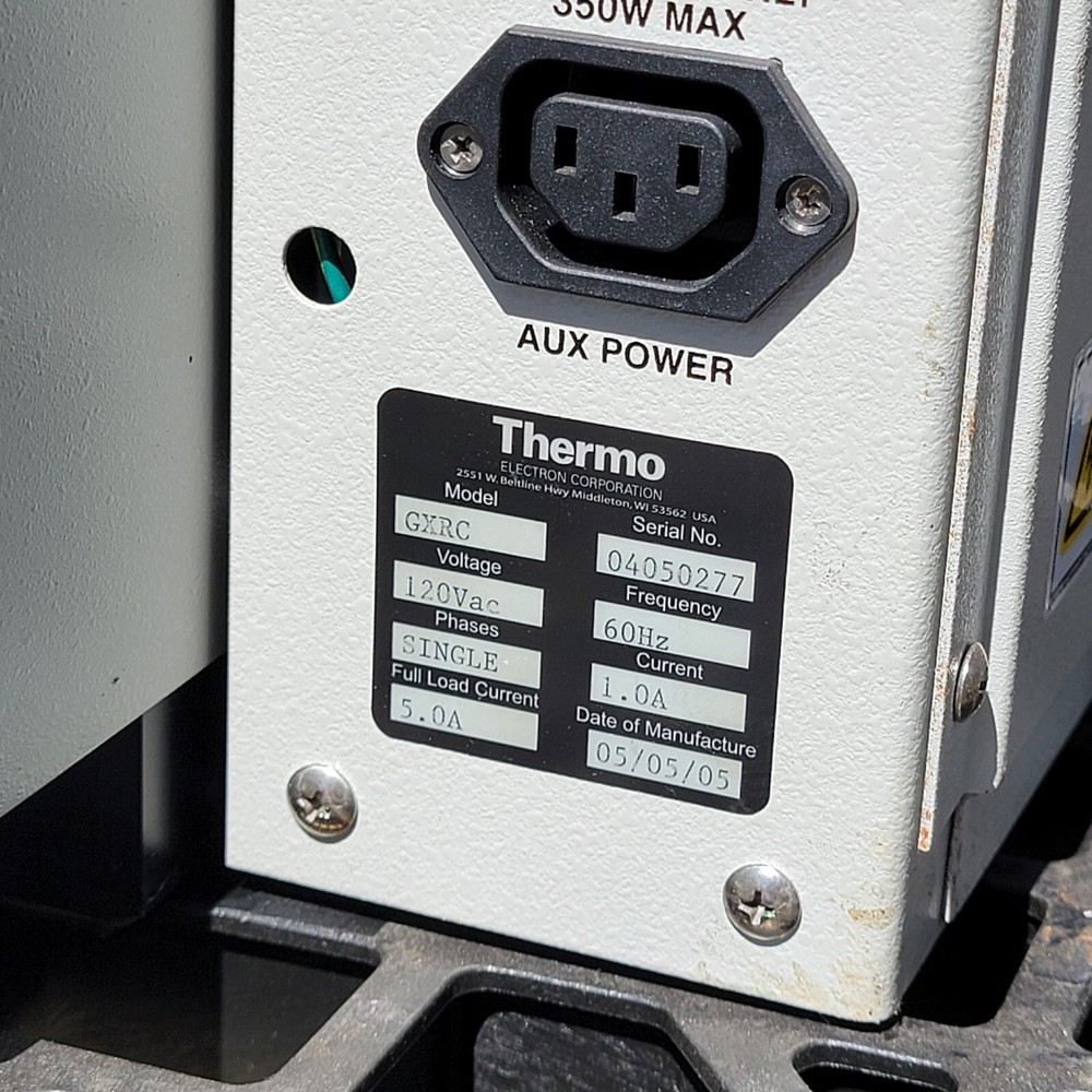 THERMO MicroXR GXRC Microbeam Florescence XRF Spectrometer - NO PC