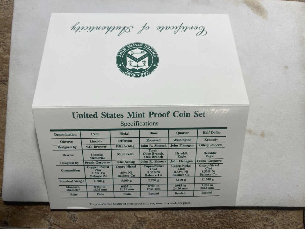 1998 S US MINT PROOF SET