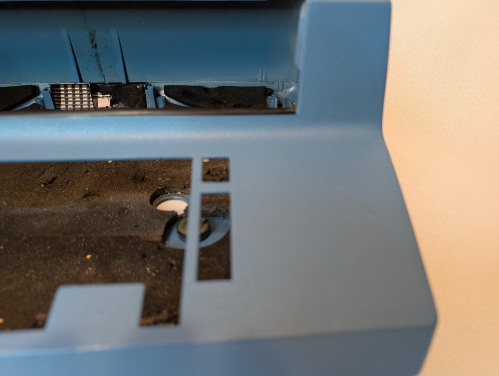 IBM Selectric Typewriter II EMPTY Case shell Blue PARTS ONLY