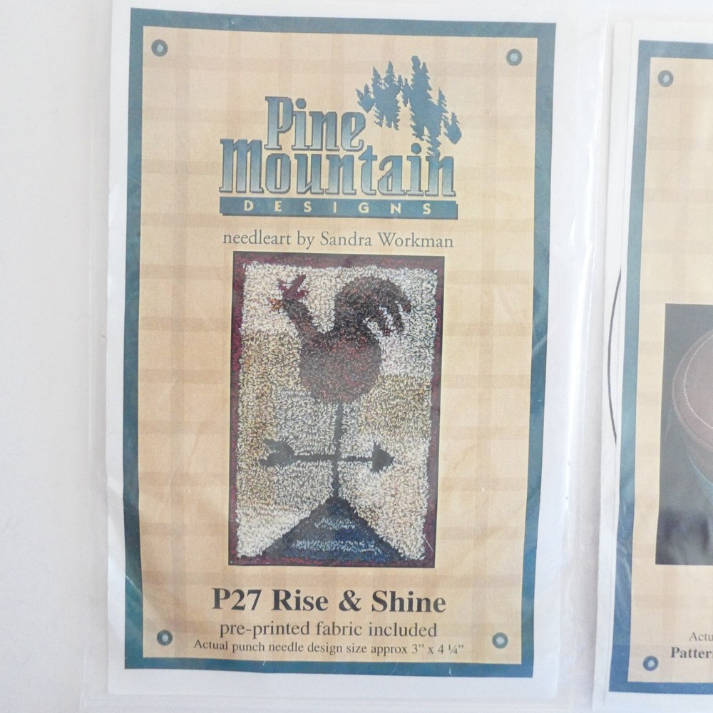 Pine Mountain Primitive Punch Needle Patterns Chicken Weather Vane Create