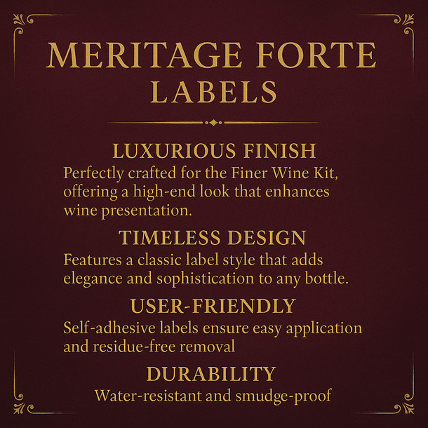 FWK Meritage Forte Labels