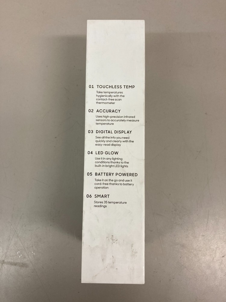 Digital Touchless Smart Forehead Thermometer SHARPER IMAGE- NEW