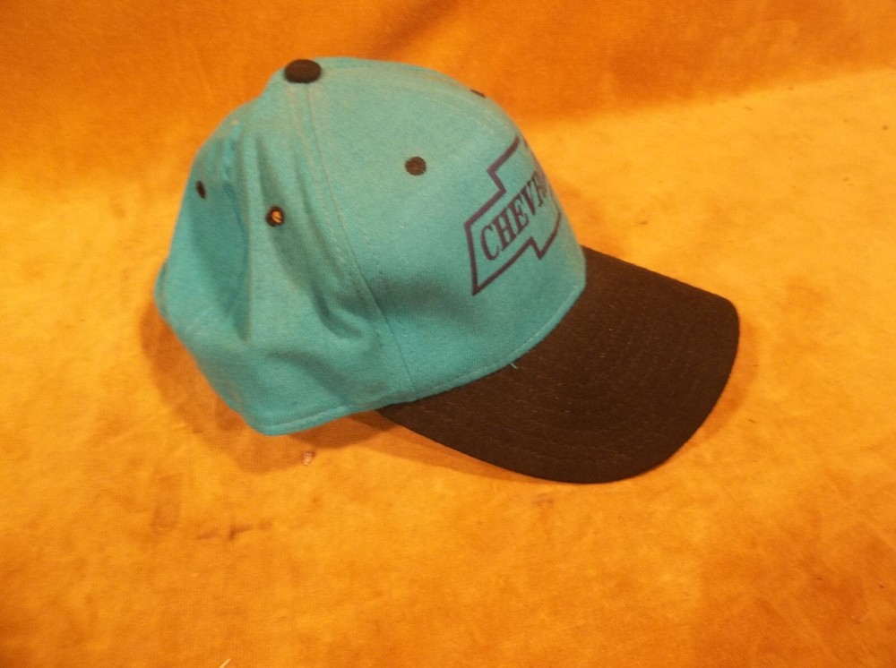 Blue Chevy Baseball Cap Adjustable Black Bill