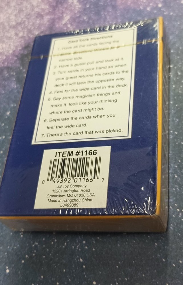 Magic Trick Playing Cards U.S. Toys Deck New