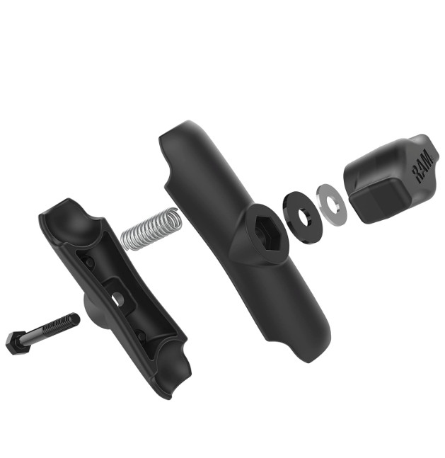 RAM Mounts RAM-B-201U Double Socket Arm (Medium) Compatible Size 1" Ball