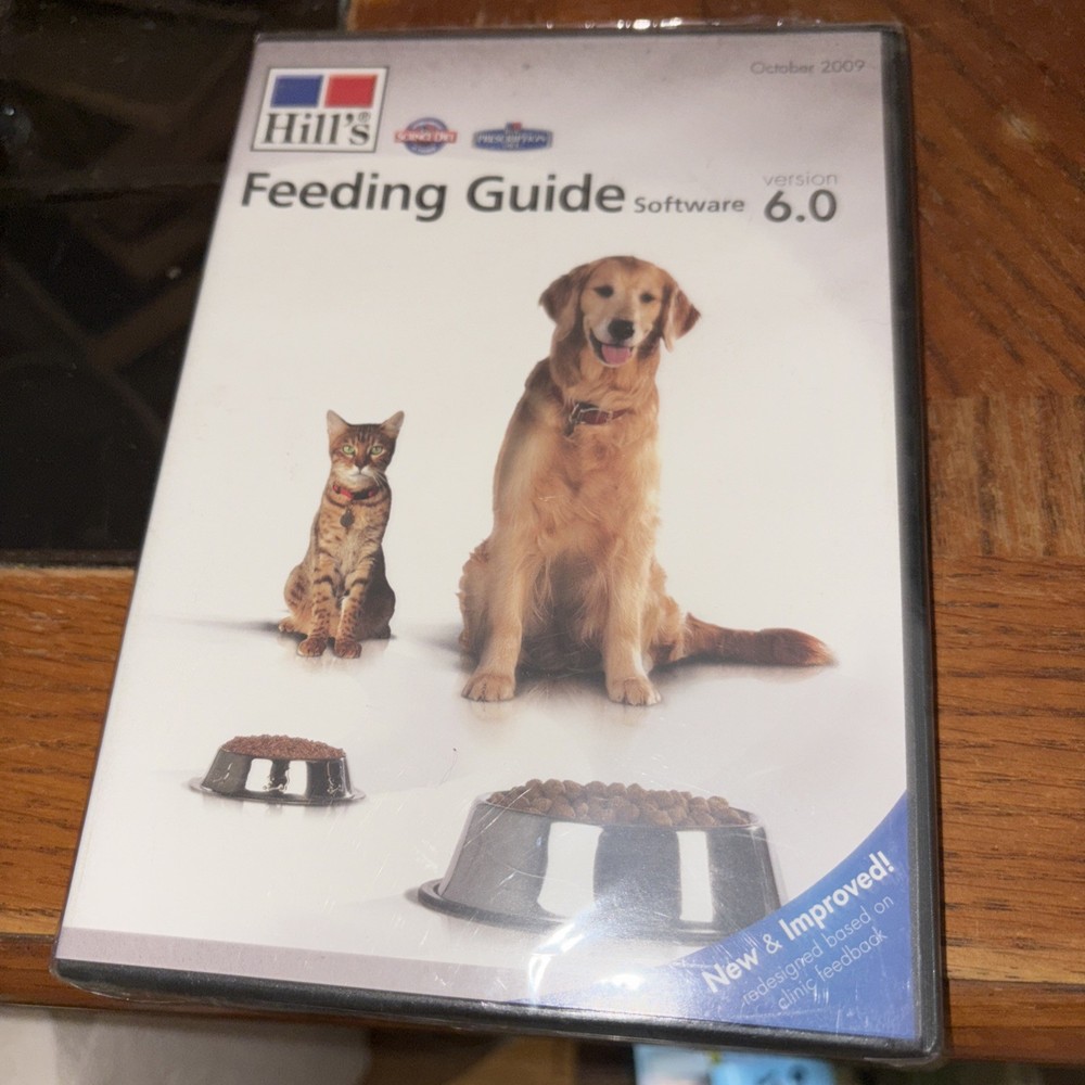 New Software CD: Hill’s Science Diet Feeding Guide 6.0