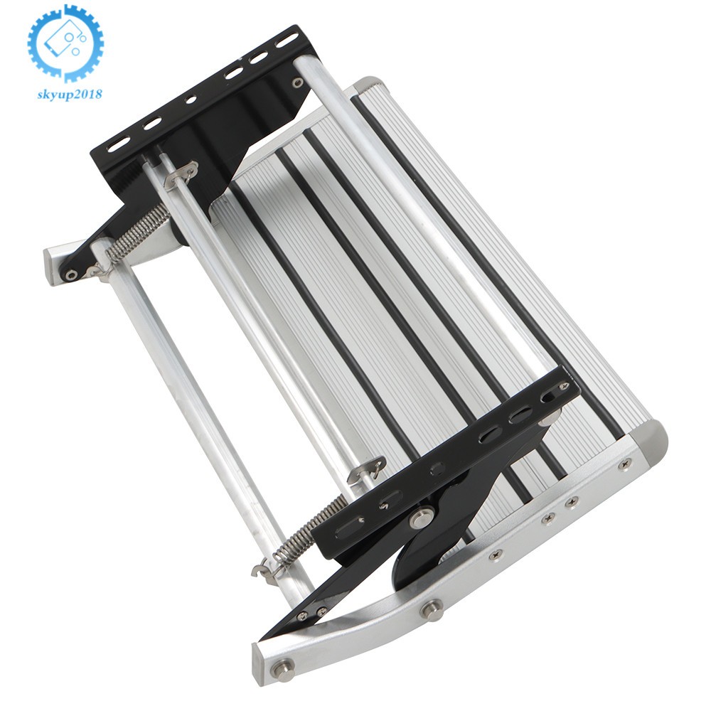 Single Step Aluminium Manual Pull Out Retractable RV Camper Platform Steps Stair