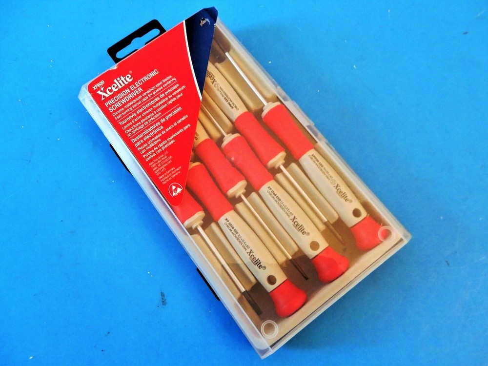 XCELITE Precision Electronic Screwdriver Set XP600 Made in Germany NEW !!