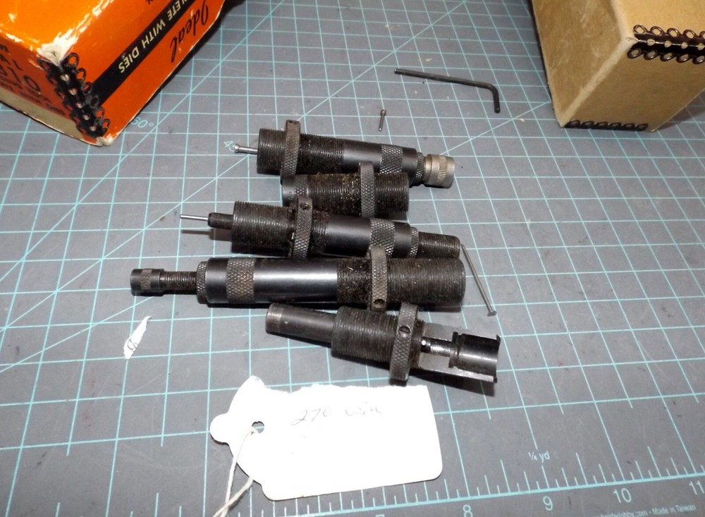 Vintage Ideal Lyman 310 Reloading Tool w/ 270 Win dies