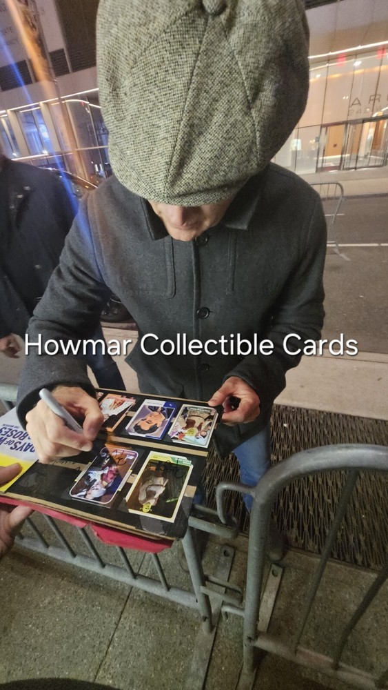 Brian D'Arcy James Custom Signed Card - Celebrity Toons