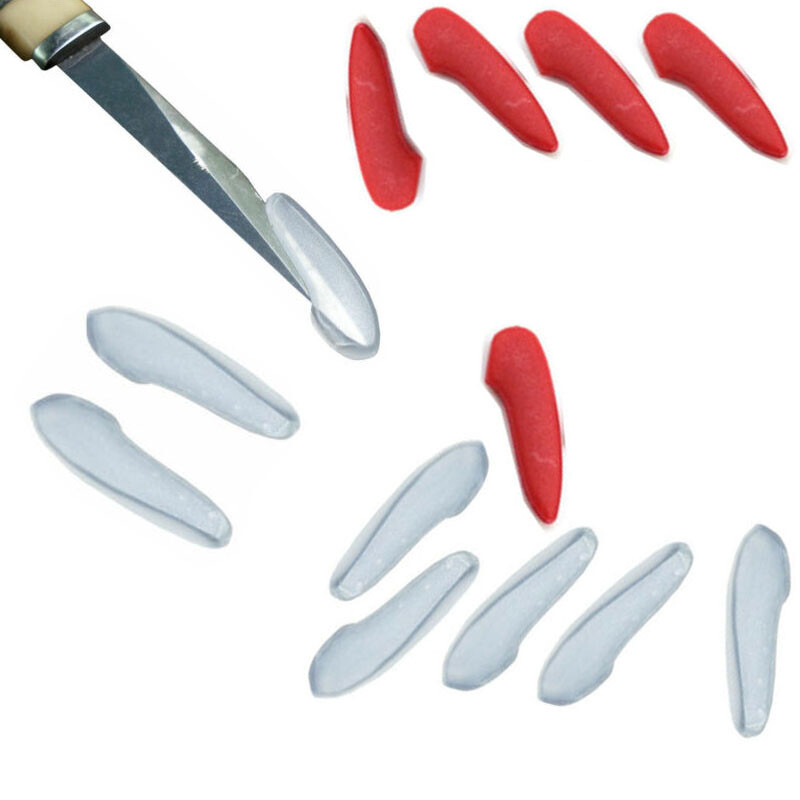 5pcs Accessories Tool Protect Plastic Blade Knife Tip Protector Cover Red White