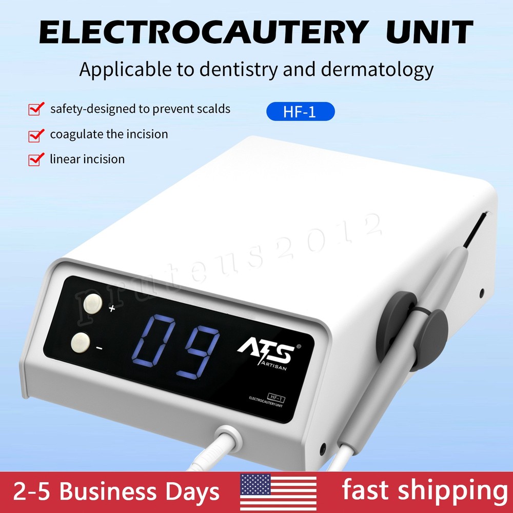 HF Electrosurgery Dental Cutting Unit with 10 Electrodes Tips 110v