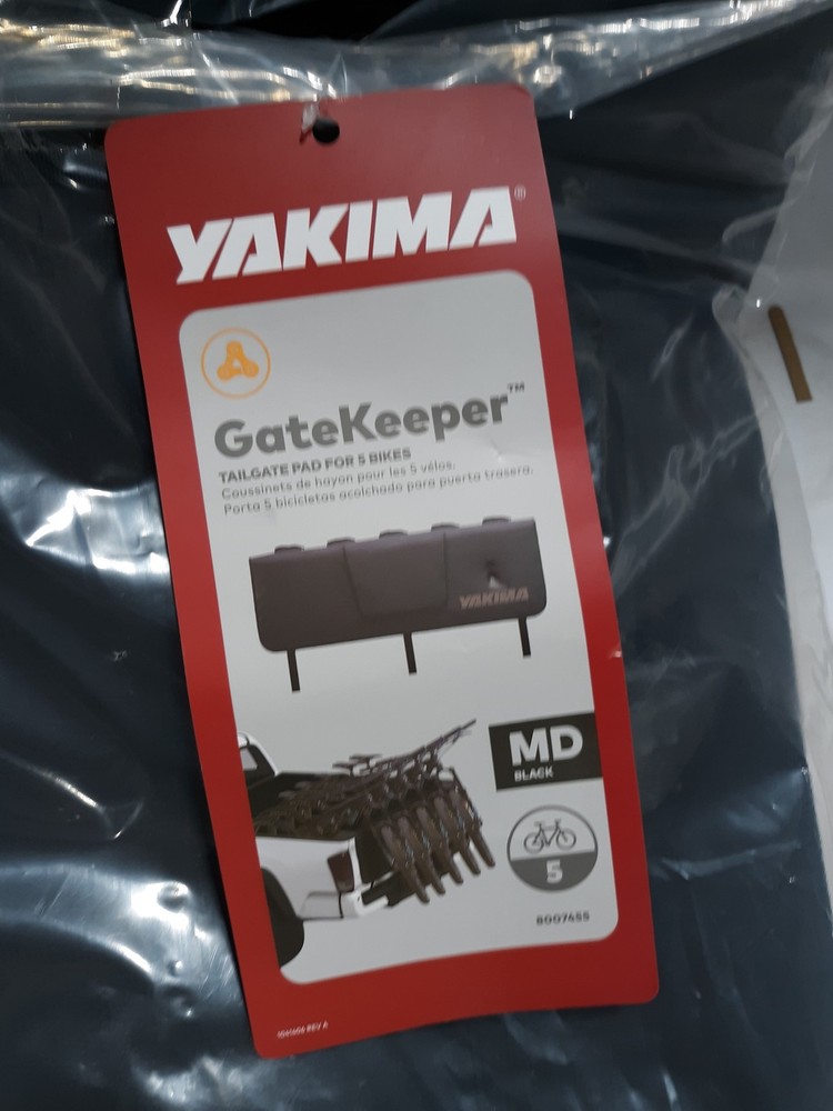 Yakima GateKeeper Medium Tailgate Pad for 5 Bikes - Black