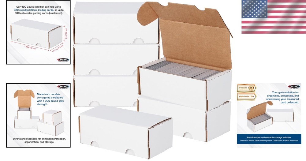 Neat & Organized Card Storage Solution - 6 Pack