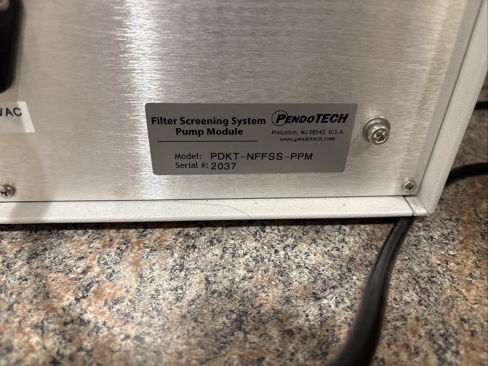 PendoTech Filter Screening System Controller, Pump Module