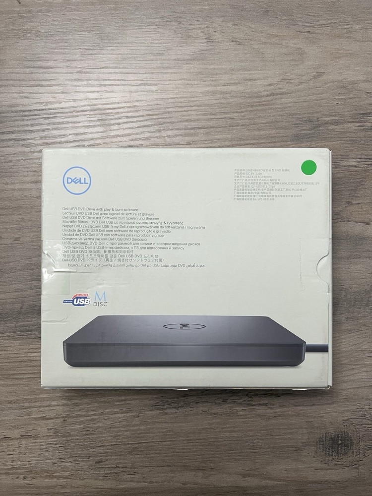 Dell DW316 External USB Slim DVD Drive