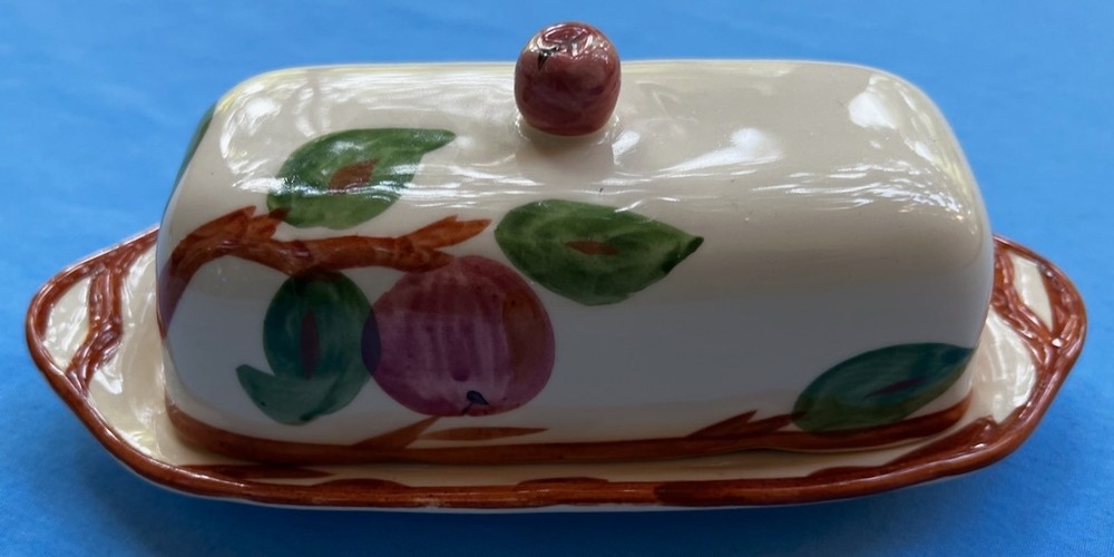 Franciscan Apple Covered Butter Dish England