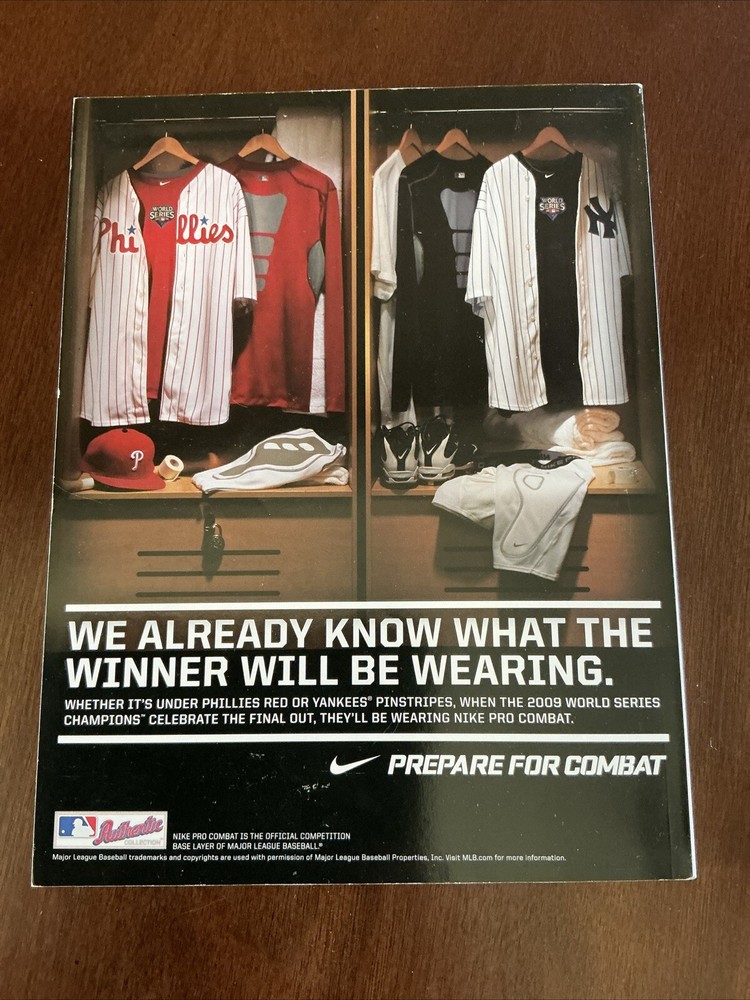2009 World Series Program WITH TICKET GAME 5