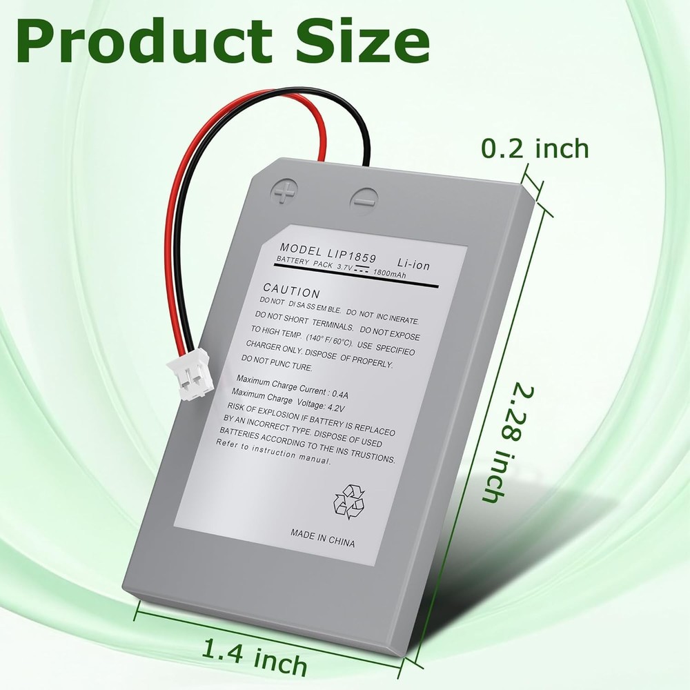 PS3 Wireless Controller Battery Pack: 2 Rechargeable 1800mAh Batteries & Tools