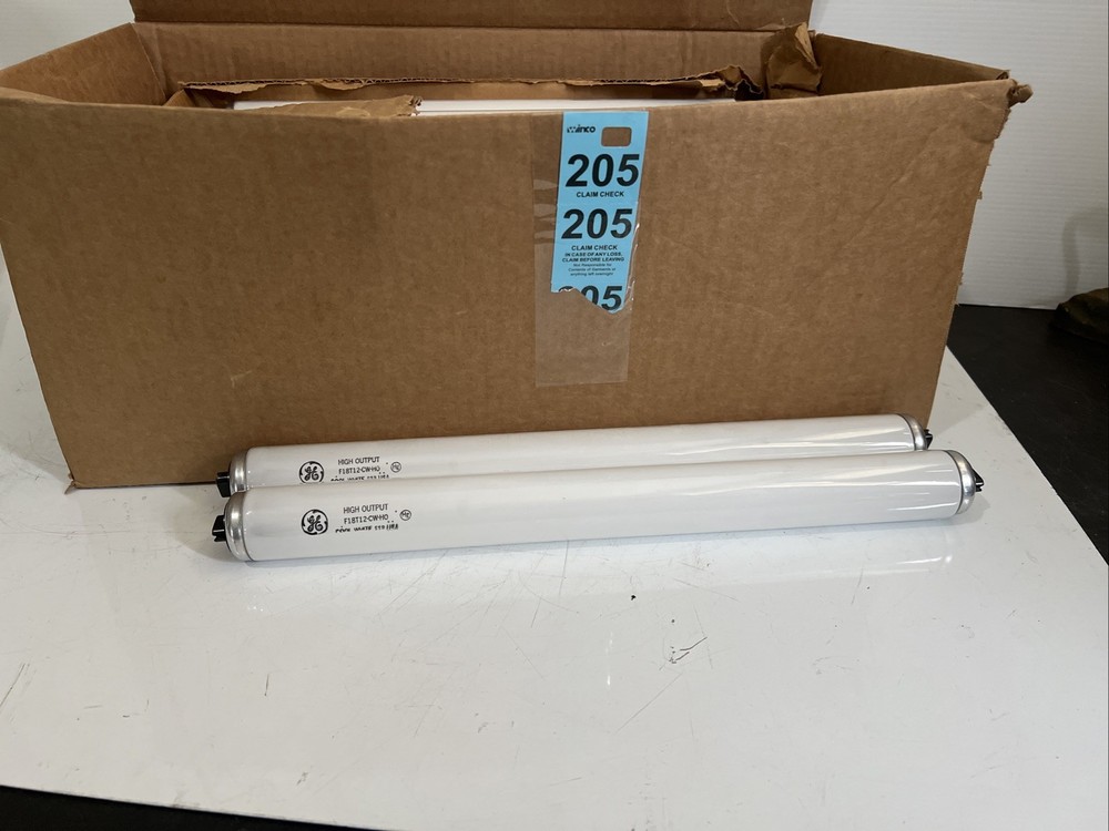 (2-Pack) GE F18T12/CW/HO Fluorescent 30W Lamp Light Bulb Cool White 16" USA Made