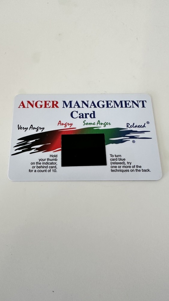 anger management card
