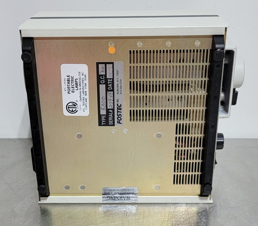 Fostec 8375 EKE Type 8300 Fiber Optic Light Source