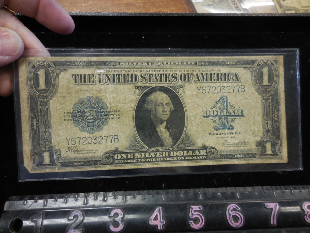 1923 $1 ONE DOLLAR ” SILVER CERTIFICATE LARGE SIZE NOTE