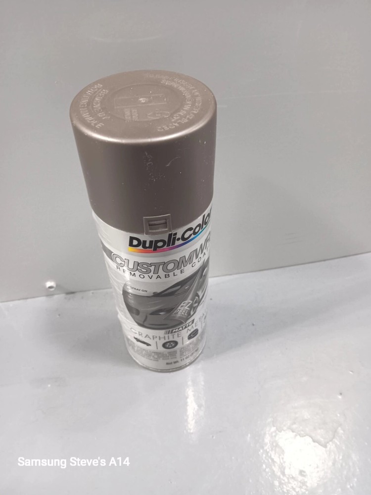 Duplicolor CWRC797 MATTE GRAPHITE METALLIC CustomWrap - EZ Peel Technology 11oz