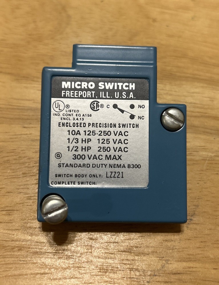 MICRO SWITCH LZZ21 HONEYWELL LIMIT SWITCH - NEW OPEN BOX