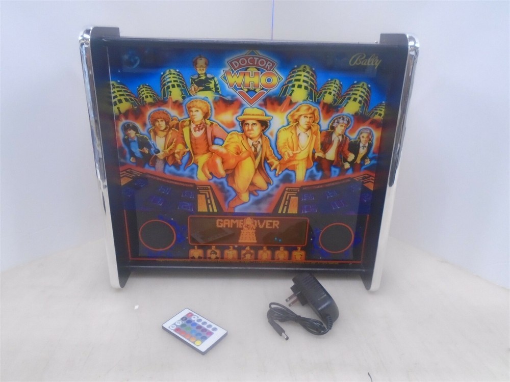 Bally Dr Who Pinball Head LED Display light box