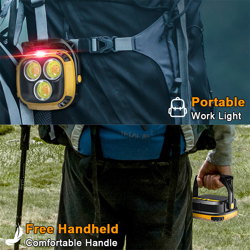 3300 Lumen USB Rechargeable LED Work Light Magnetic Super Bright Worklight