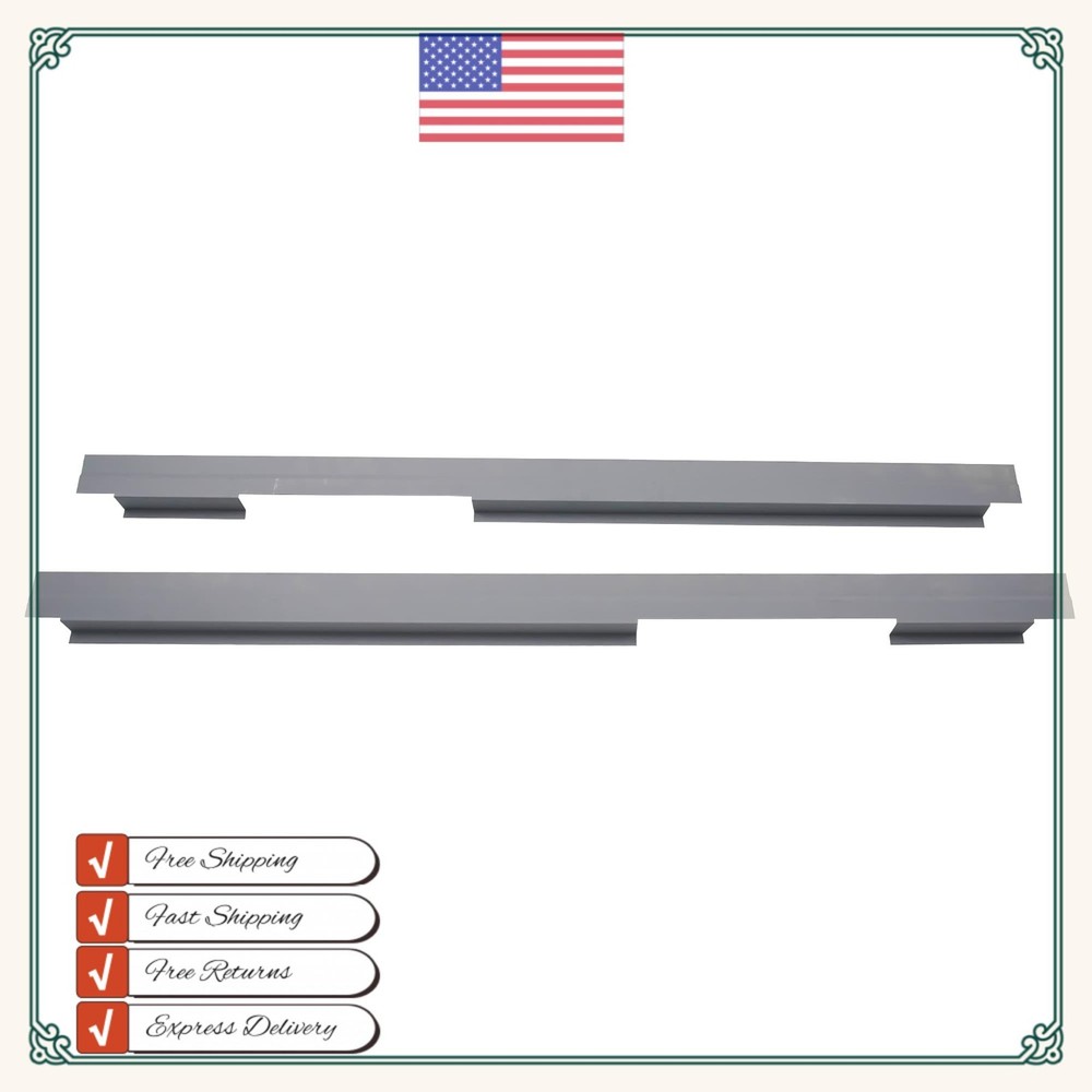 2007-2013 Silverado Sierra 4 Door Crew Cab Outer Rocker Panel New Pair