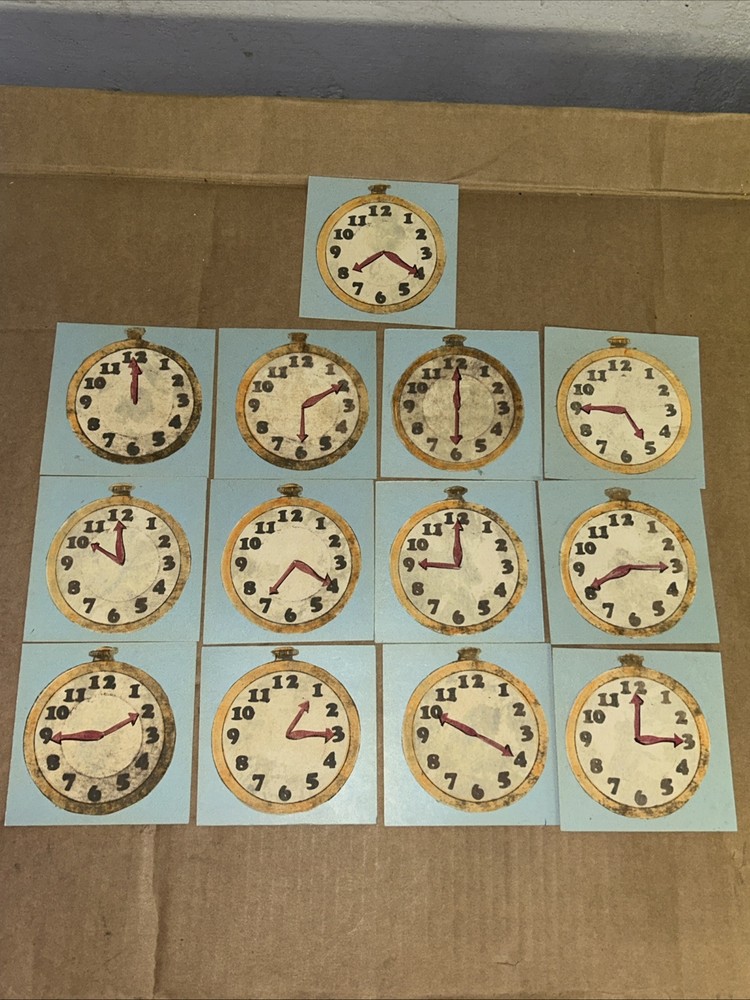 Anjar Sample ‘Watch It!’ Prototype Kid’s Time Learning Game With Instructions