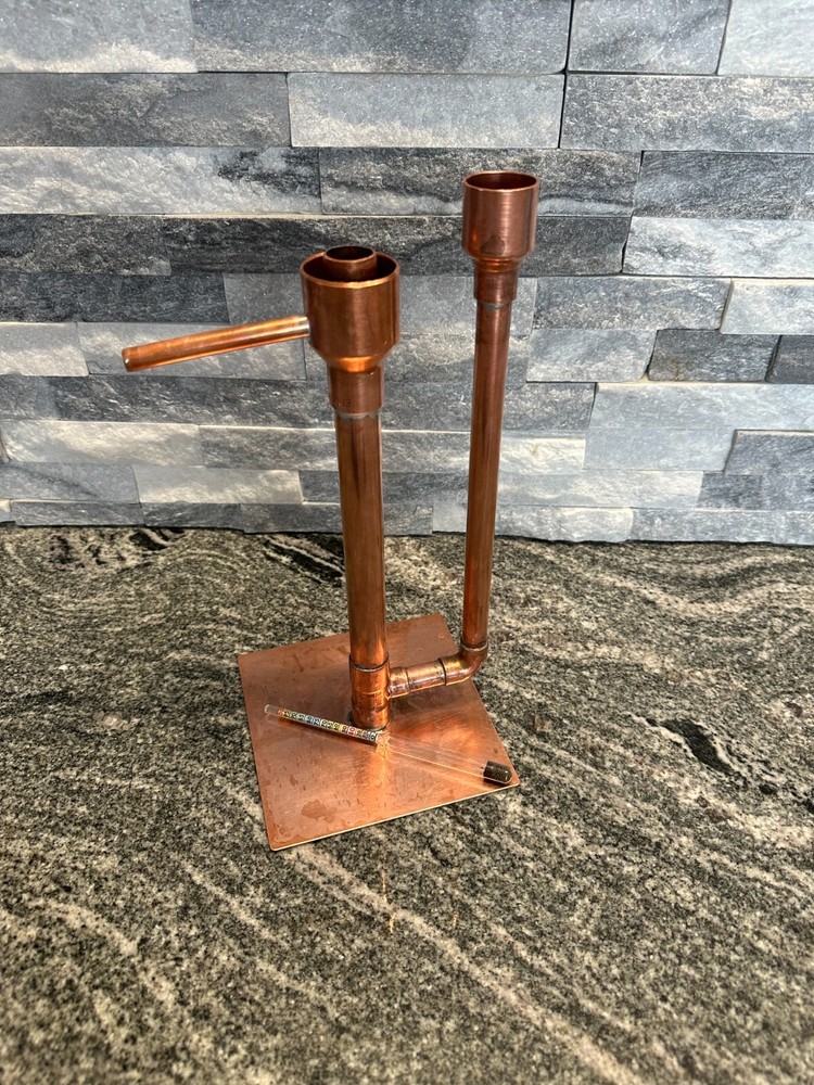 Handcrafted Copper Proofing Parrot Heads for Air Still With Alcohol Hydrometer