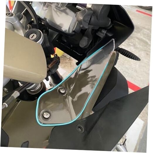 Motorcycle Side Windshield Windscreen Side Panel Deflector Airflow Hand Clear