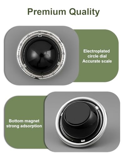 Kitchen Timer, 60-Minute Mechanical Timer with Magnetic Back - No Black