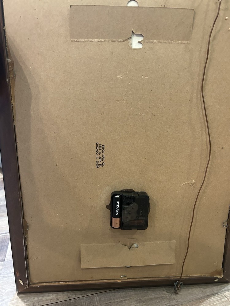 Vintage Dr Pepper Clock - Works