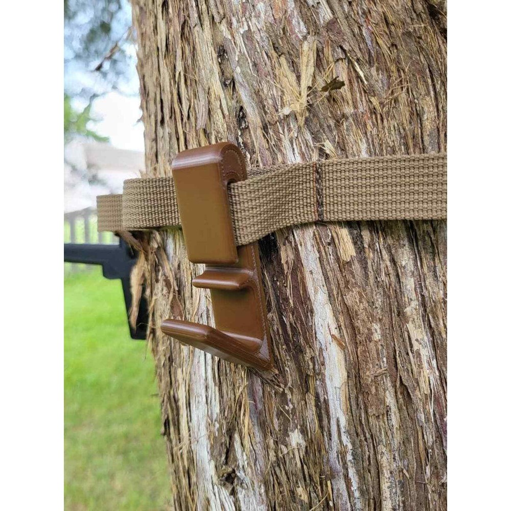 Molle Tree Accessory / Gear Hook /Hanger - For Saddle Hunting- Brown