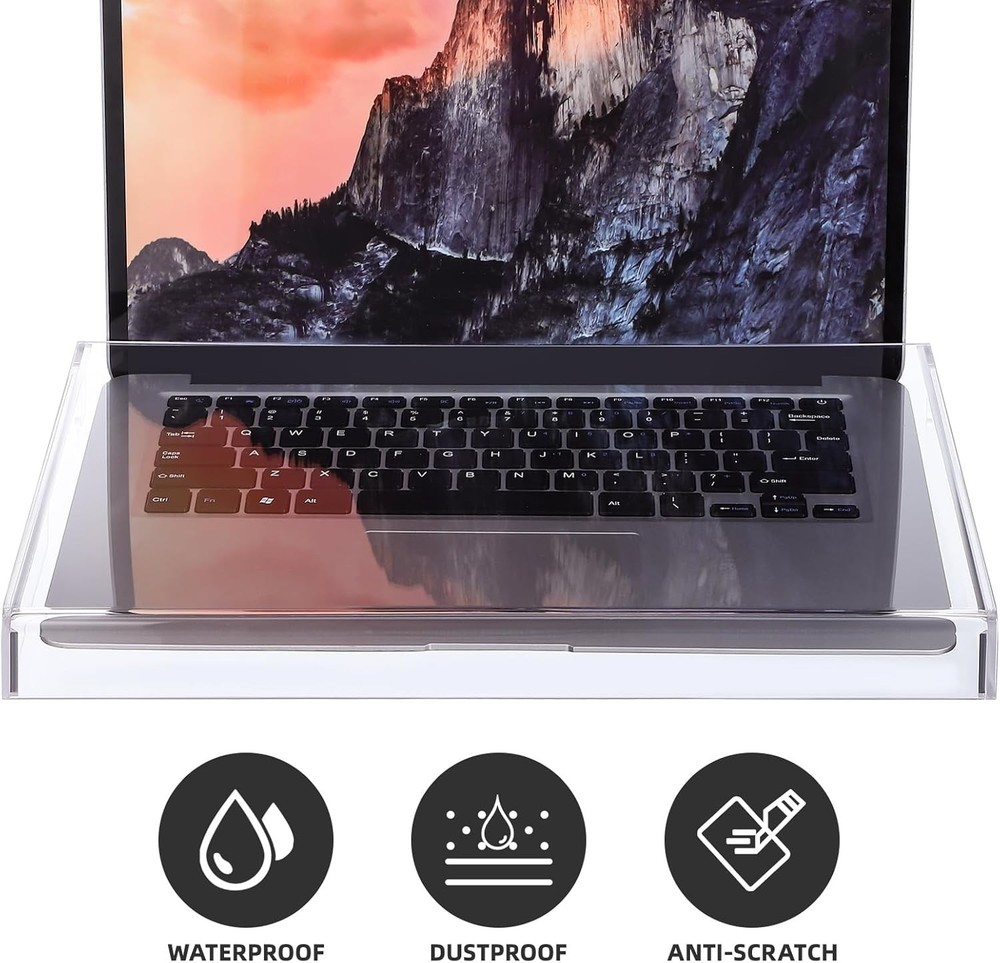 Scratch-Resistant Clear Keyboard Protector for 14-Inch Laptops - Easy to Clean