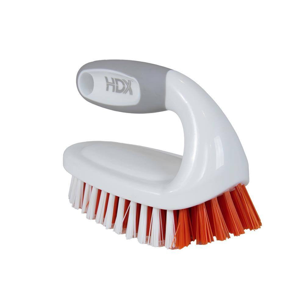 Scrub Brush 6 In. Iron Handle 4-Pack