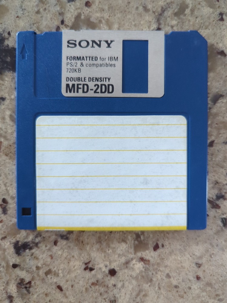 Sony MFD-2DD Floppy Disks - 5