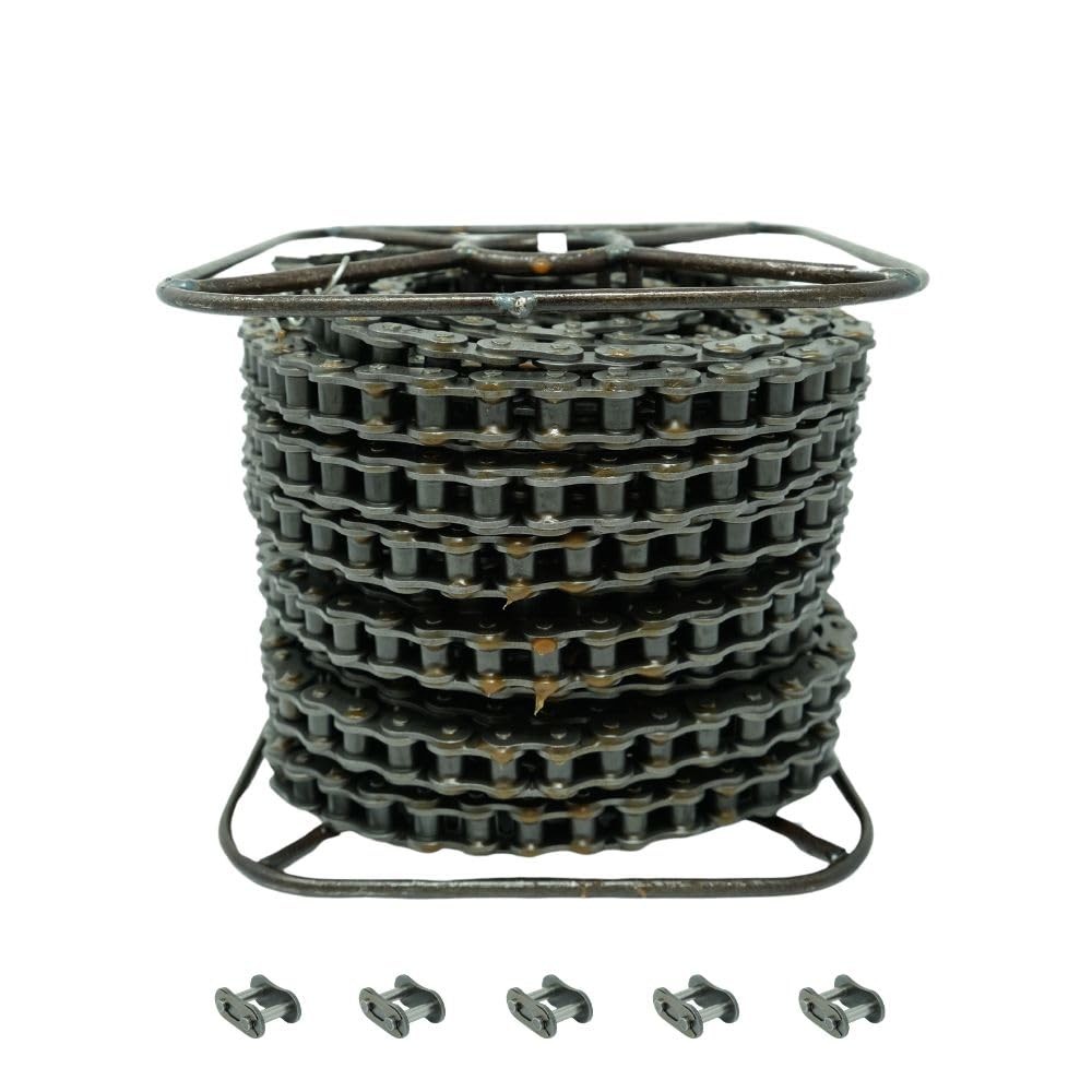 #80 Roller Chain 50 Feet plus 5 Connecting Master Links