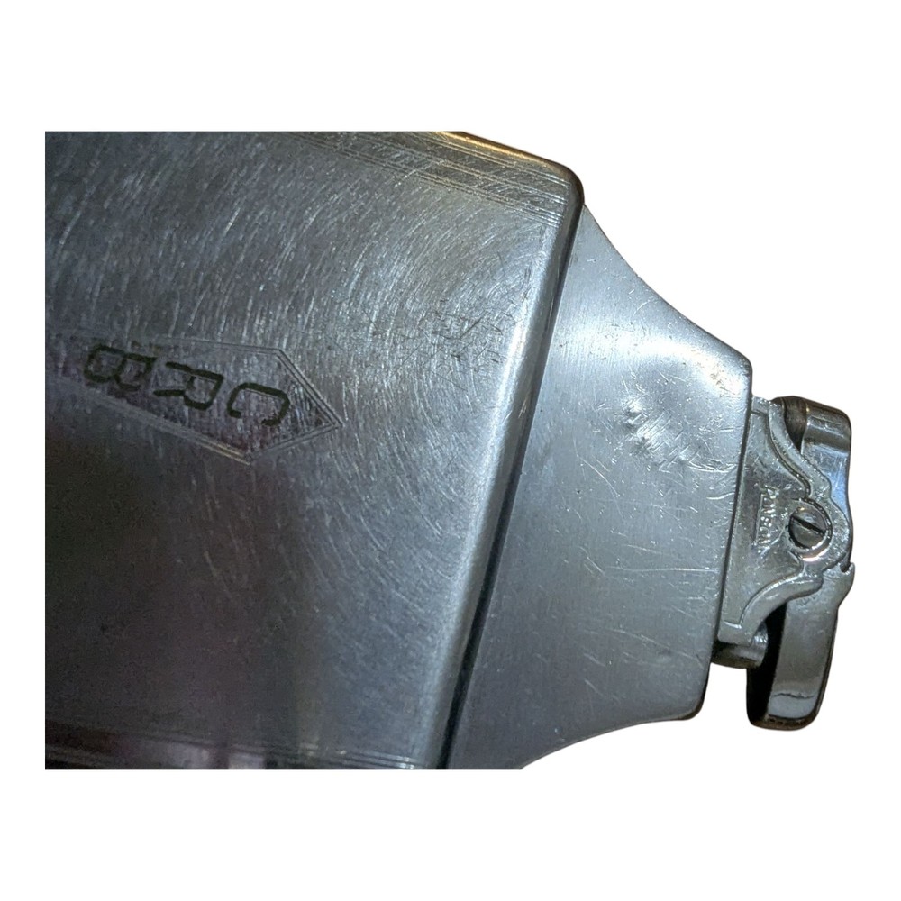 Lighter Cigarette Case Combo Vintage Art Deco Ronson Mastercase Monogram X